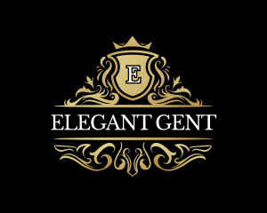 Elegant Crest Crown logo design