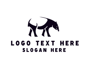 Wildlife - Animal Tapir Wildlife logo design