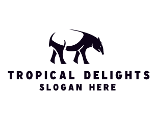 Brazil - Animal Tapir Wildlife logo design