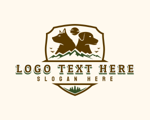 Animal - Animal Dog Mountain logo design