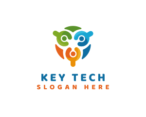 Social Tech Organization logo design