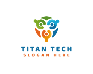 Social Tech Organization logo design