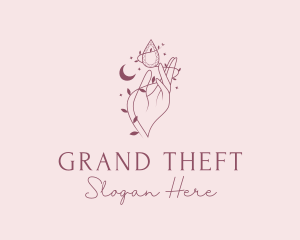 Diamond - Precious Hand Jewelry logo design