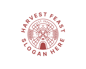 Harvest Flour Mill logo design