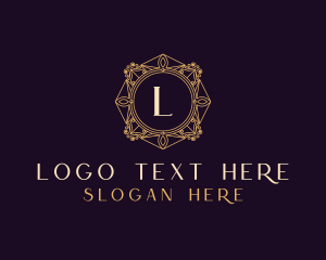 Venue - Elegant Frame Ornament logo design