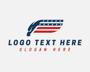 United States - American Eagle Flag logo design