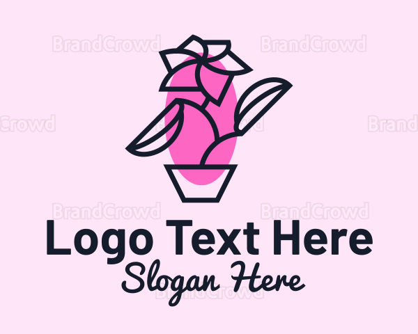 Spring Flower Gardening Logo