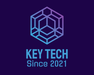 Polygon Tech Startup logo design