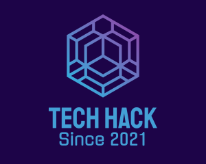 Polygon Tech Startup logo design