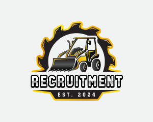 Quarry - Excavator Equipment Construction logo design