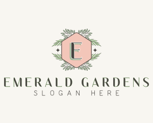 Ornamental Leaf Garden logo design