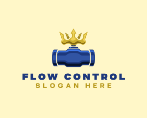 Plumbing Valve Crown logo design