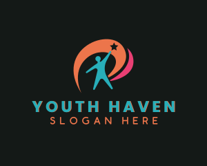 Person Youth Foundation logo design