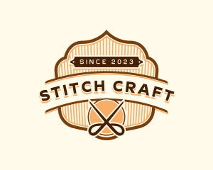 Scissor Clothing Embroidery logo design