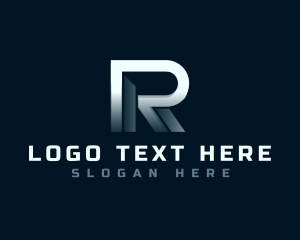 Advertising - Creative Industrial Letter R logo design