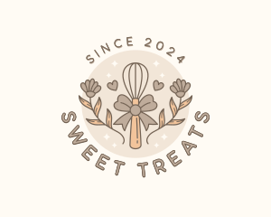 Confectionery - Confectionery Baking Whisk logo design