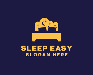 Bedroom Furniture Bed logo design