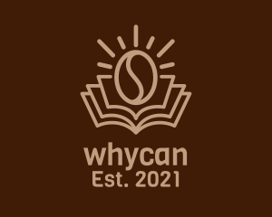 Coffee Farm - Coffee Bean Book logo design