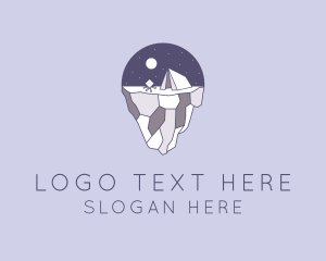 Camp Site - Floating Camping Ground logo design