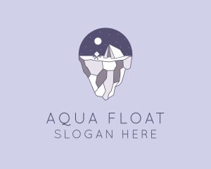 Float - Floating Camping Ground logo design