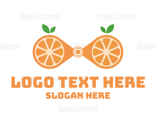Orange Fruit Binoculars Logo