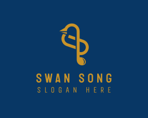 Musical Song Bird  logo design