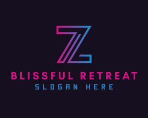 Digital Software Letter Z Logo