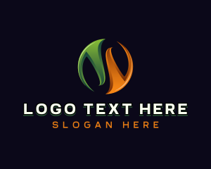 Digital Software Sphere logo design