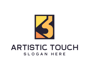 Modern Art Painting logo design