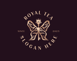 Royal Key Wings logo design