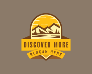 Explore - Mountain Summit Exploration logo design