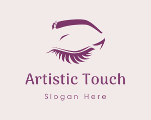 Pretty Eyelashes Salon logo design