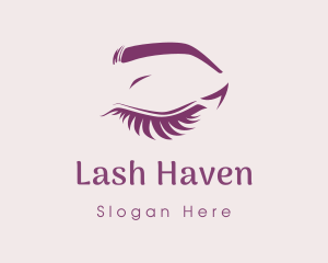 Pretty Eyelashes Salon logo design