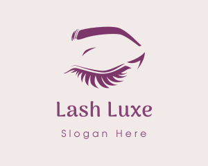 Pretty Eyelashes Salon logo design