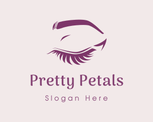 Pretty Eyelashes Salon logo design