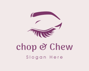 Chic - Pretty Eyelashes Salon logo design