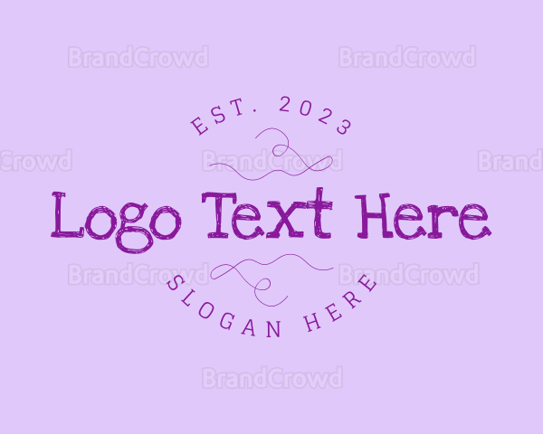 Quirky Textured Business Logo