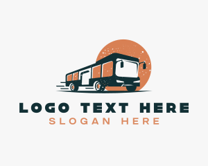 Tour - Bus Tour Commuter logo design