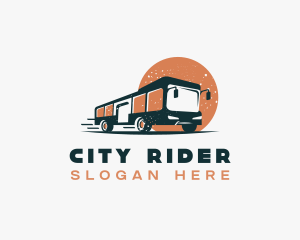 Bus - Bus Tour Commuter logo design