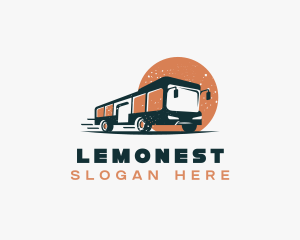 Logistics - Bus Tour Commuter logo design
