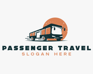 Passenger - Bus Tour Commuter logo design