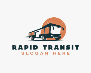 Bus - Bus Tour Commuter logo design