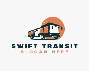 Transit - Bus Tour Commuter logo design