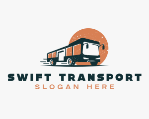 Bus Tour Commuter logo design