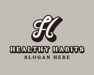 Feminine Stylish Company Letter H logo design