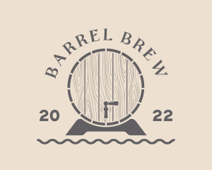 Keg - Wooden Barrel Winery logo design