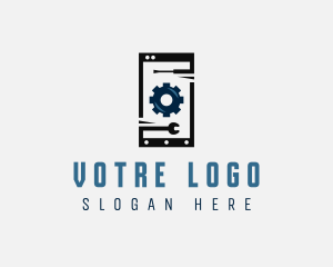 Smartphone - Cell Phone Technician logo design