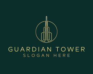 Tower Skyscraper Realty logo design