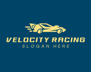 Drag Race Car  logo design