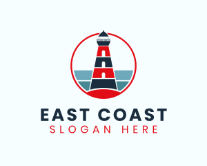 Lighthouse Coast Tower logo design